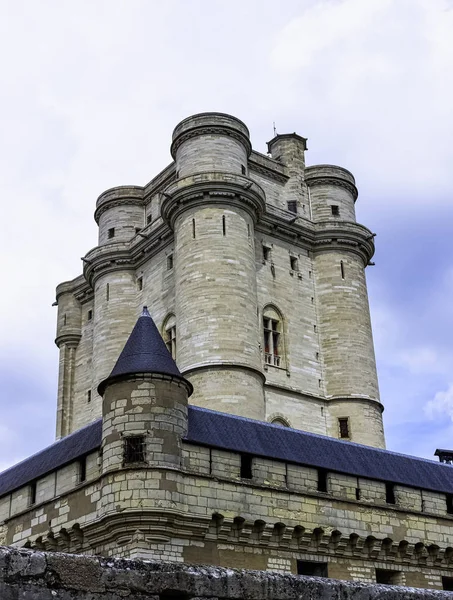 Chateau Vincennes Massiva Och Talet Franska Kungliga Fästningen Staden Vincennes — Stockfoto