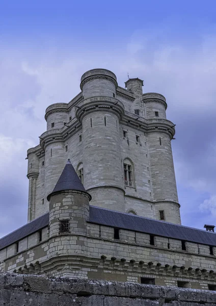 Chateau Vincennes Массивная Французская Королевская Крепость Xiv Xvii Веков Городе — стоковое фото