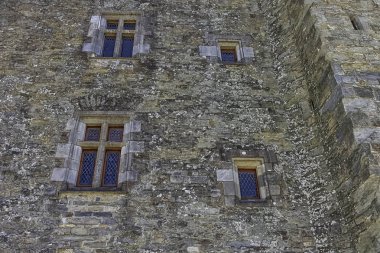 Chateau de vitre-Vitr kasabasında Ortaçağ Kalesi, Brittany, Fransa 1 Haziran 2019 tarihinde