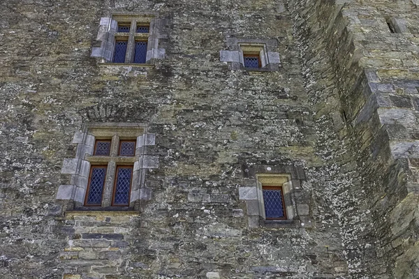 シャトー Vitre Vitr ブルターニュ フランスの町の中世の城 月1日 2019 — ストック写真