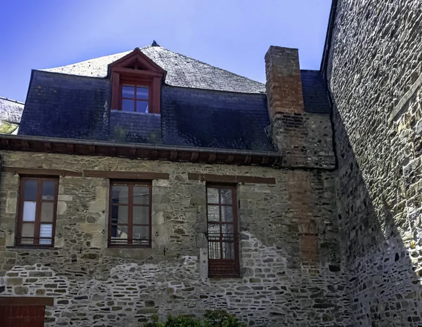 Arquitectura Vintage Del Casco Antiguo Vitre Bretaña Francia Junio 2019 — Foto de Stock