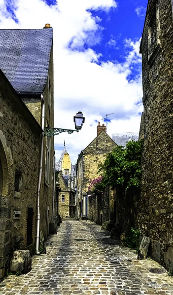 Street Mans Old Town Vintage Architecture Mans Maine Francia Mayo —  Fotos de Stock