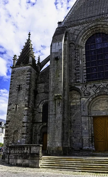 2019年5月28日 法国缅因州勒芒的圣朱利安大教堂 圣朱利安大教堂 — 图库照片