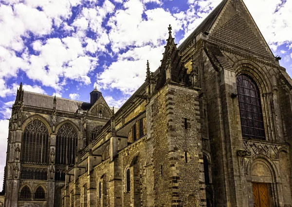 Catedral San Julián Cathedrale Julien Mans Mans Maine Francia Mayo — Foto de Stock