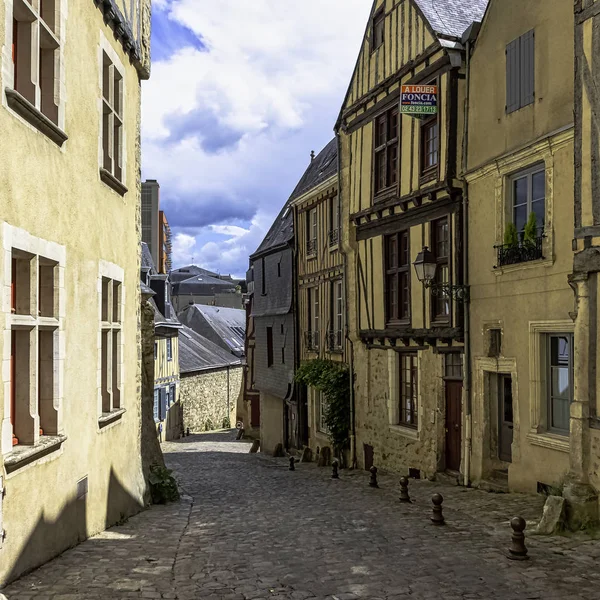 Street Mans Old Town Vintage Architecture Mans Maine Francia Mayo —  Fotos de Stock