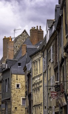 Le Mans Old Town Vintage mimarisi, Maine, Fransa 28 Mayıs 2019