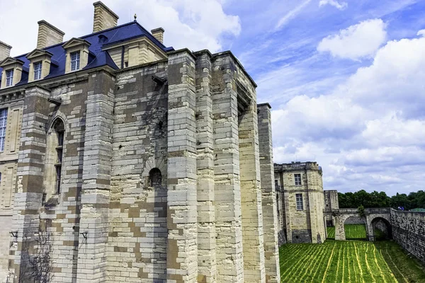 Chateau Vincennes Masivă Cetate Regală Franceză Din Secolul Xiv Lea — Fotografie, imagine de stoc
