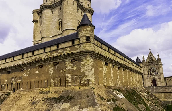 Chateau Vincennes Enorme Fortaleza Real Francesa Del Siglo Xiv Xvii — Foto de Stock