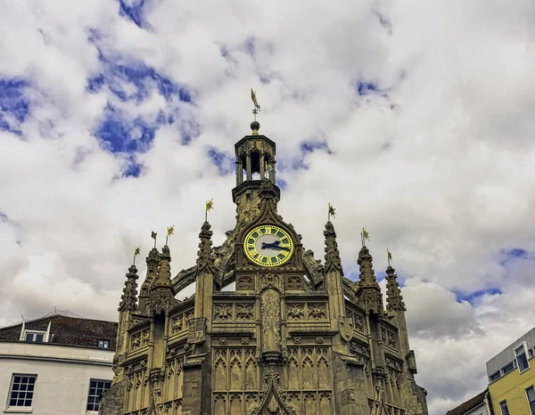 Cruce Mercado Perpendicular Centro Ciudad Chichester West Sussex Reino Unido — Foto de Stock