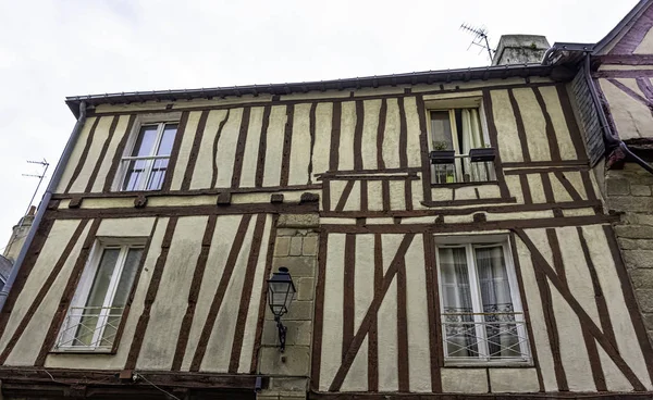 Vannes Old Town Vintage mimarisi, Brittany, Fransa 30 Mayıs 2019
