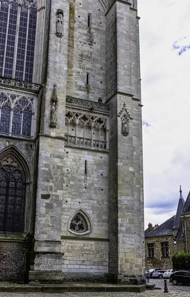 Kathedrale Des Heiligen Julian Cathedrale Julien Mans Mans Maine Frankreich — Stockfoto