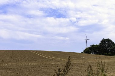 Choczewo, Pomerania, Polonya elektrik enerjisi üretimi için yel değirmeni ile Alan