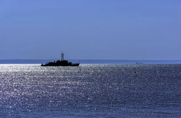 Польский Военный Корабль Балтийском Море Хель Померания Польша Августа 2019 — стоковое фото