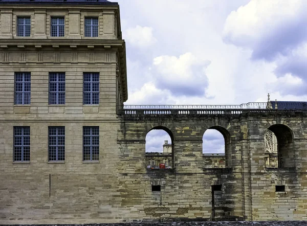 Chateau Vincennes Massiva Och Talet Franska Kungliga Fästningen Staden Vincennes — Stockfoto