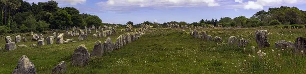 Alinhamentos Carnac Pedras Carnac Carnac Francia — Fotografia de Stock