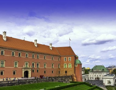 Varşova Kraliyet Kalesi, Masovia, Polonya 14 Ağustos 2019