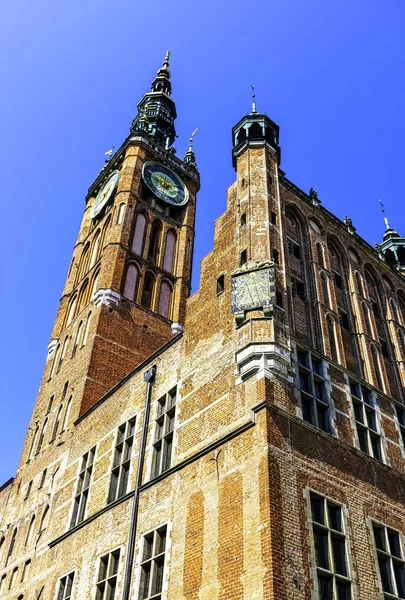 Museo Histórico Ciudad Gdansk Ayuntamiento Principal Gdansk Tricity Pomerania Polonia —  Fotos de Stock
