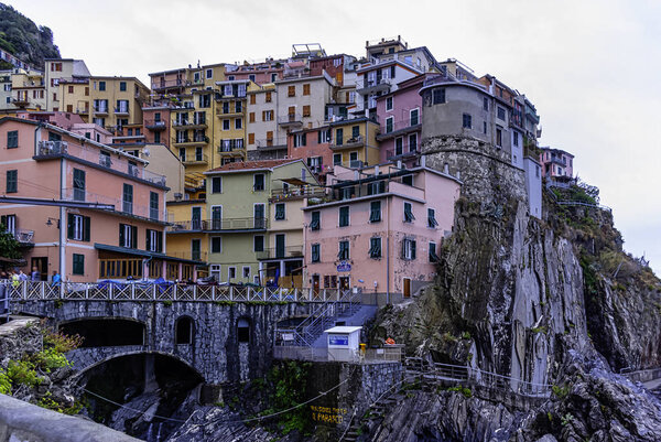 View of Manarola, Cinque Terre, Liguria, Italy