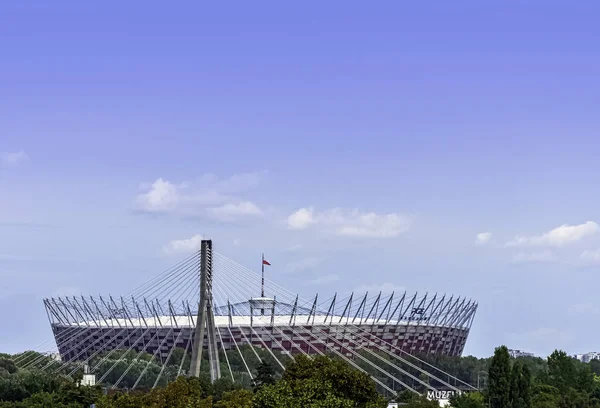 Estádio Nacional Pge Narodowy Varsóvia Masovia Polônia Agosto 2019 — Fotografia de Stock