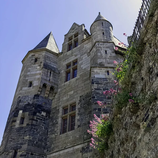 Chateau Vitre Castillo Medieval Ciudad Vitre Bretaña Francia Junio 2019 — Foto de Stock