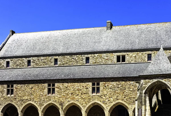 Chateau Vitre Castello Medievale Nella Città Vitre Bretagna Francia Giugno — Foto Stock