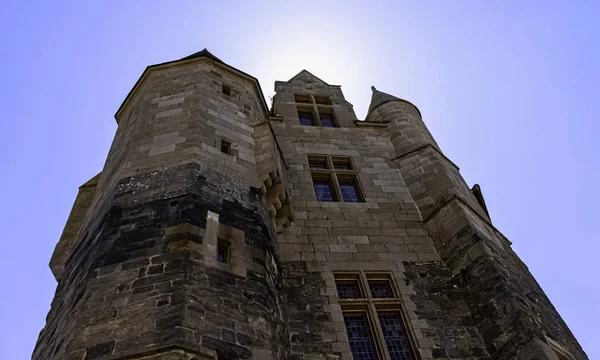 Chateau Vitre Middeleeuws Kasteel Stad Vitre Bretagne Frankrijk Juni 2019 — Stockfoto