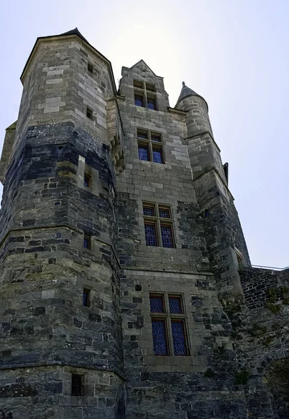 Chateau Vitre Castelo Medieval Cidade Vitre Bretanha França Junho 2019 — Fotografia de Stock