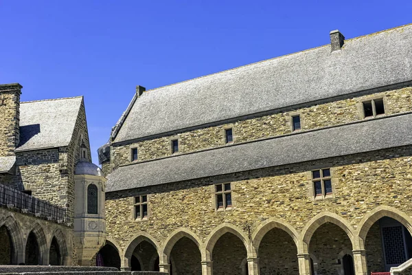 Chateau Vitre Średniowieczny Zamek Miejscowości Vitre Bretania Francja Czerwca 2019 — Zdjęcie stockowe
