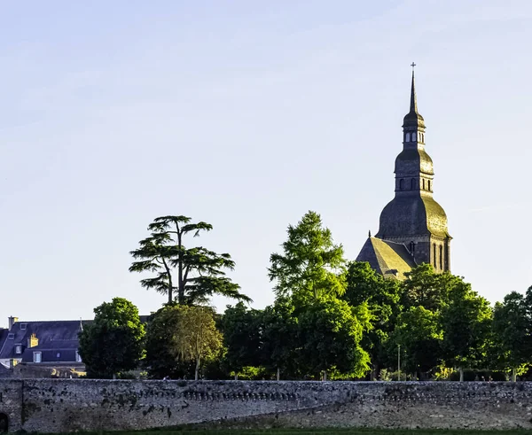 Basilika Des Heiligen Erlösers Dinan Bretagne Frankreich Mai 2019 — Stockfoto