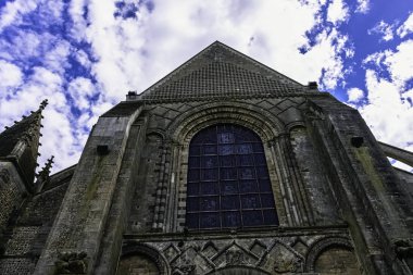 Le Mans, Maine, Fransa 'da Saint Julian Katedrali (Cathedrale St-Julien du Mans) 28 Mayıs 2019