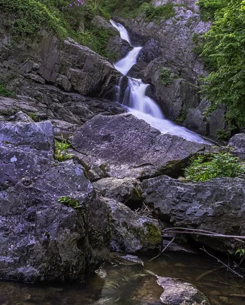 Grande Cascade Grande Cascata Dei Fiumi Cance Canon Neufbourg Normandia — Foto Stock