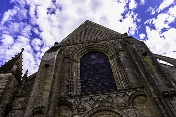 Catedral San Julián Cathedrale Julien Mans Mans Maine Francia Mayo — Foto de Stock