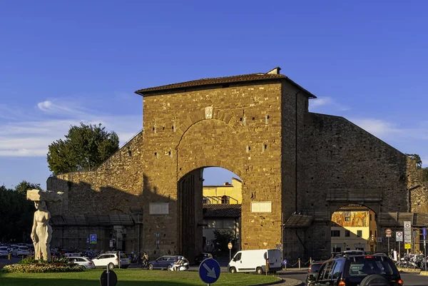 Porta Romana Bekend Als Porta San Pier Gattolino Poort 13E — Stockfoto