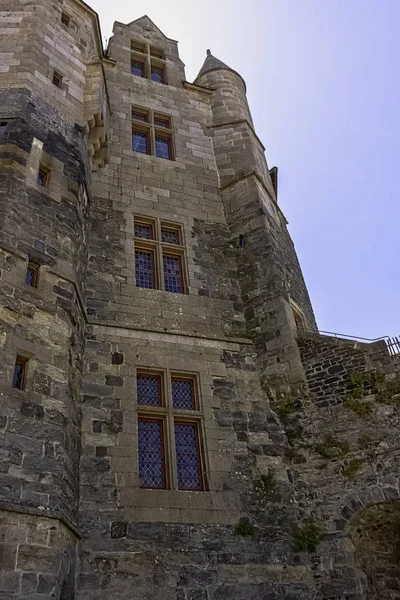 Chateau Vitre Medeltida Slott Staden Vitre Bretagne Frankrike Den Juni — Stockfoto