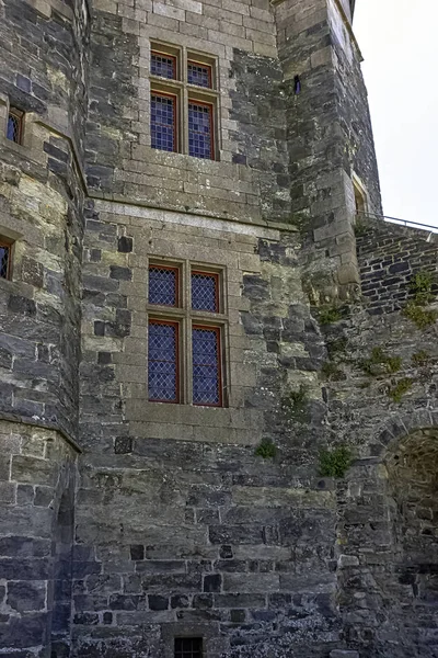 シャトー Vitre Vitre ブルターニュ フランスの町の中世の城 月1日 2019 — ストック写真