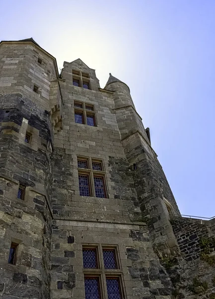 Chateau Vitre Castelo Medieval Cidade Vitre Bretanha França Junho 2019 — Fotografia de Stock