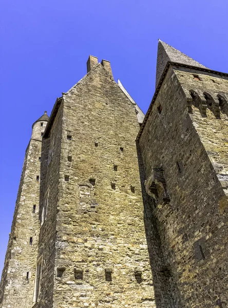 Шато Витре Средневековый Замок Городе Витре Бретань Франция Июня 2019 — стоковое фото