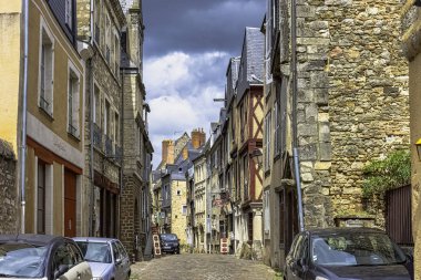 Le Mans Old Town Vintage mimarisi, Maine, Fransa 28 Mayıs 2019