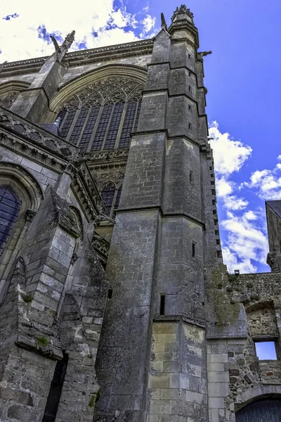 Kathedrale Des Heiligen Julian Cathedrale Julien Mans Mans Maine Frankreich — Stockfoto
