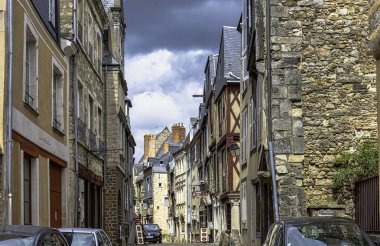 Le Mans Old Town Vintage mimarisi, Maine, Fransa 28 Mayıs 2019