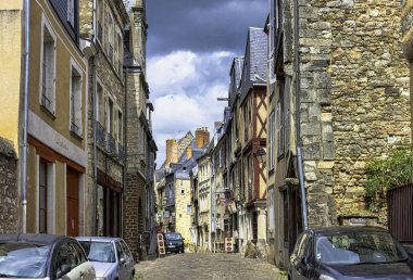 Le Mans Old Town Vintage mimarisi, Maine, Fransa 28 Mayıs 2019
