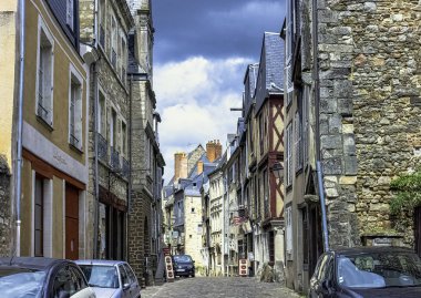 Le Mans Old Town Vintage mimarisi, Maine, Fransa 28 Mayıs 2019