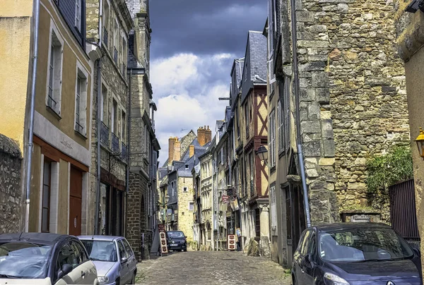 Arquitectura Vintage Old Town Mans Maine Francia Mayo 2019 — Foto de Stock