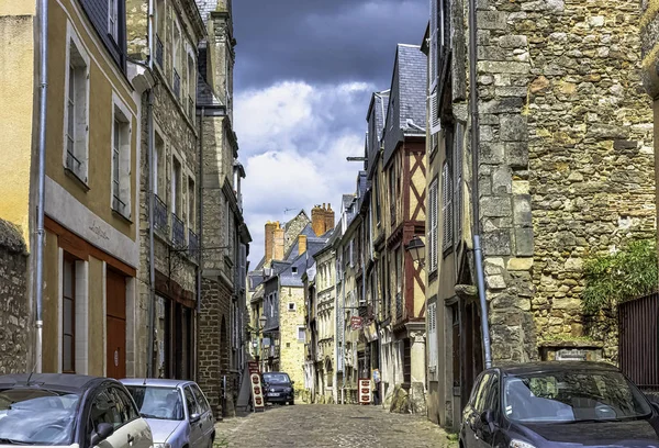 Arquitectura Vintage Old Town Mans Maine Francia Mayo 2019 —  Fotos de Stock