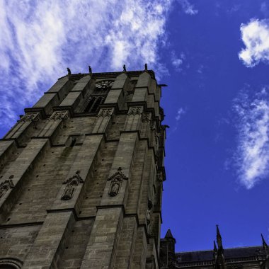 Le Mans, Maine, Fransa 'da Saint Julian Katedrali (Cathedrale St-Julien du Mans) 28 Mayıs 2019