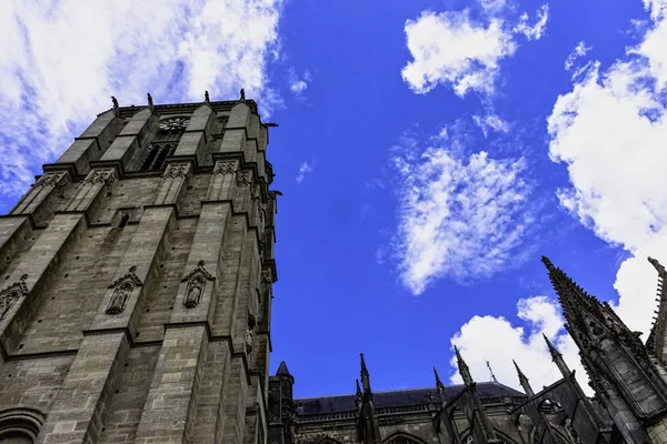 Catedral San Julián Cathedrale Julien Mans Mans Maine Francia Mayo —  Fotos de Stock