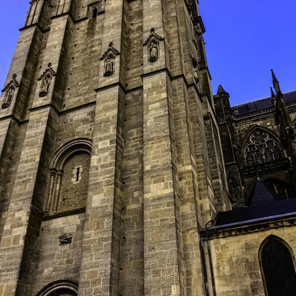 Mans Maine Fransa Saint Julian Katedrali Cathedrale Julien Mans Mayıs — Stok fotoğraf