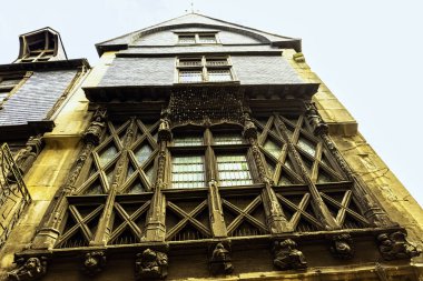 Le Mans Old Town Vintage mimarisi, Maine, Fransa 28 Mayıs 2019