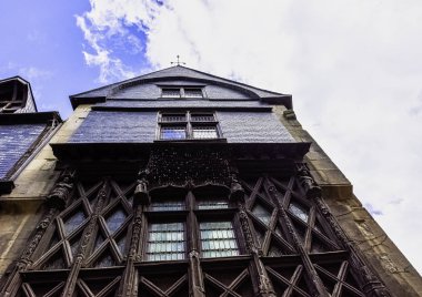 Le Mans Old Town Vintage mimarisi, Maine, Fransa 28 Mayıs 2019