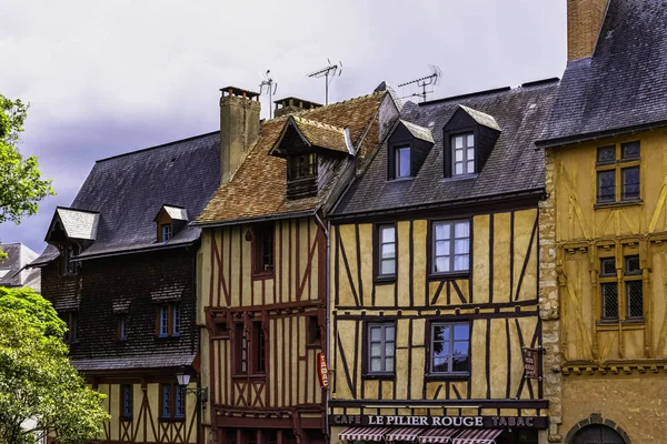 Винтажная Архитектура Старого Города Мане Франция Мая 2019 Года — стоковое фото
